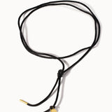 Colar Schwarze Satin