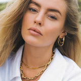 16mm TEXTURED SMALL HOOP EARRINGS
