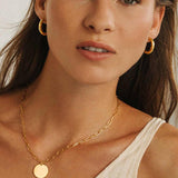 24mm GLOSSY HOOPS Medium Earrings