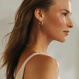 24mm GLOSSY HOOPS Medium Earrings