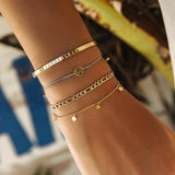 Figaro Steel Bracelet