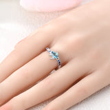 Sapphire Turtle Ring | Protection & Sophistication