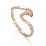 Wave Steel Ring | Movement & Elegance