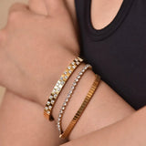 Pulseira Riviera com Circónia Brillante (Banhado a Ouro)