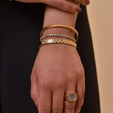 Pulseira Riviera com Circónia Brillante (Banhado a Ouro)