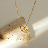 ENGRAVED NECKLACE WITH ETERNAL ROSE BOX