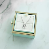 ENGRAVED NECKLACE WITH ETERNAL ROSE BOX