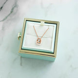 ENGRAVED NECKLACE WITH ETERNAL ROSE BOX