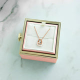 ENGRAVED NECKLACE WITH ETERNAL ROSE BOX
