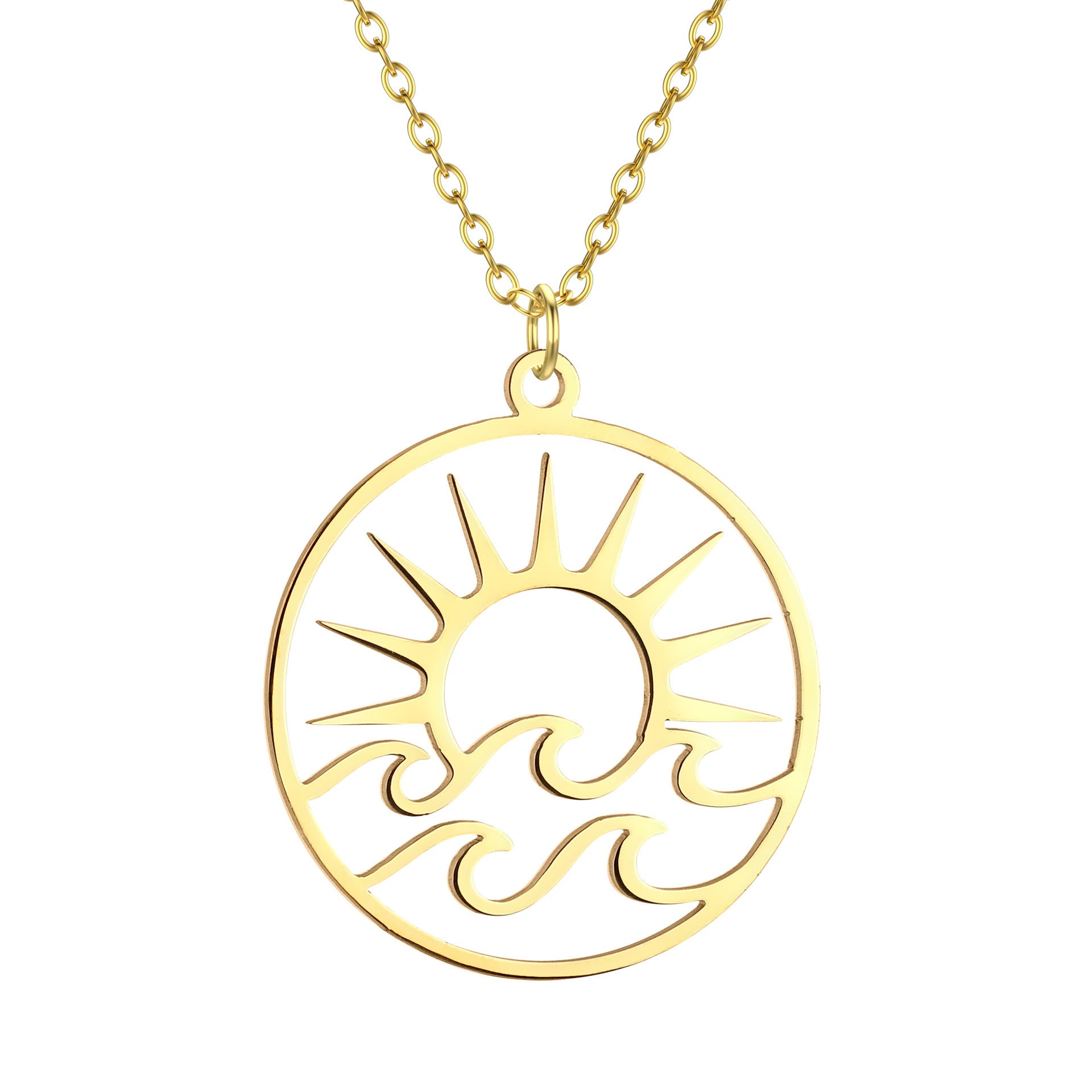 Colar Sol Onda | Energia & Liberdade