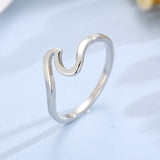 Wave Steel Ring | Movement & Elegance