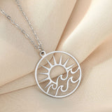 Sun Wave Necklace | Energy & Freedom