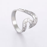 Minimal Wave Ring | Geometry & Sea