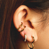 20mm Open My Heart Earrings