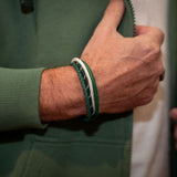 Pulseira Cabedal & Corda Náutica Bremen