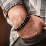 Pulseira Stahltau Verde Mar