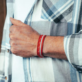 Pulseira Cabedal & Corda Náutica Grenzenlos