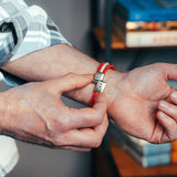 Pulseira Cabedal & Corda Náutica Grenzenlos