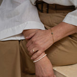 100% Real Freshwater Pearl - Bracelet - Stainless Steel